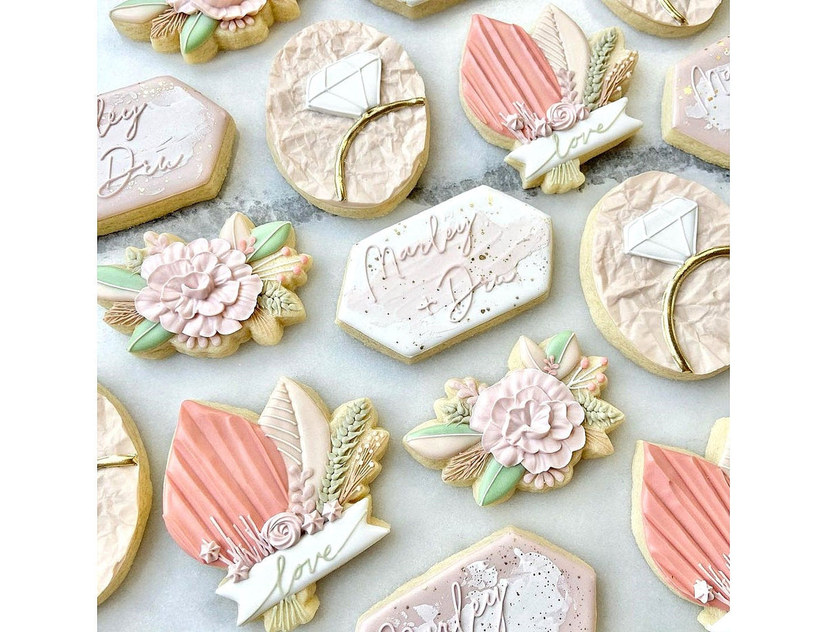 Floral Plaque 4 Cookie Cutter