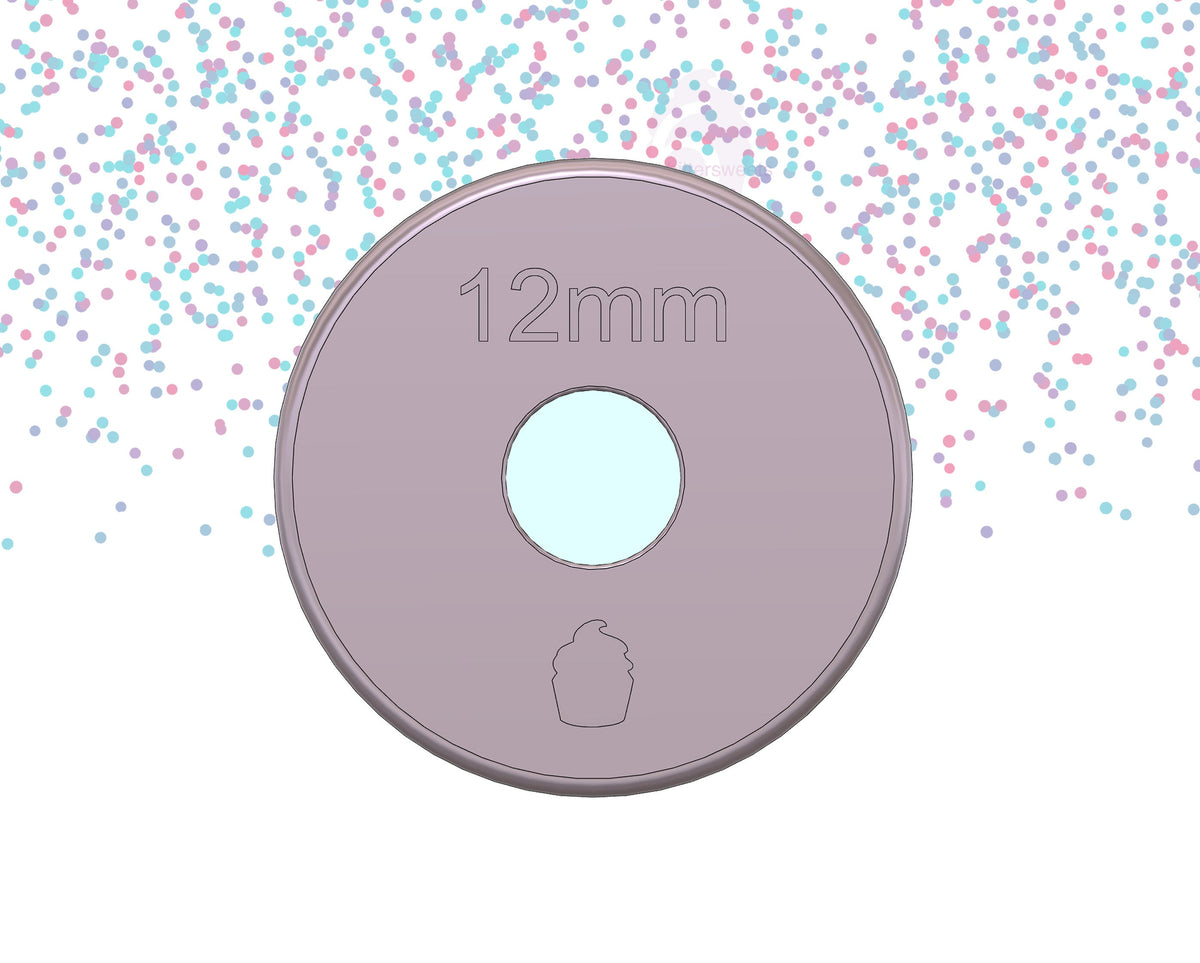 DIGITAL STL Download For 12mm Rolling Pin Guides (Set of 2)