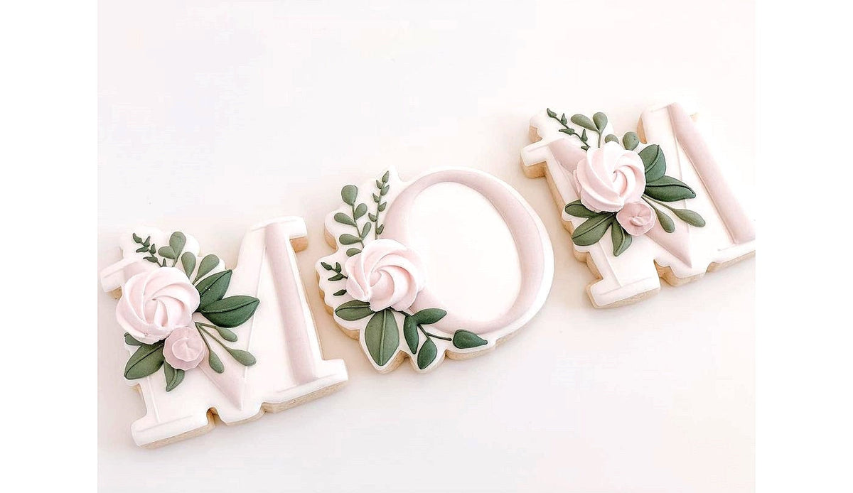 Floral Letter M 1 Cookie Cutter